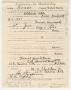 Thumbnail image of item number 1 in: '[Medical Association Application: M. A. Childers, MD]'.