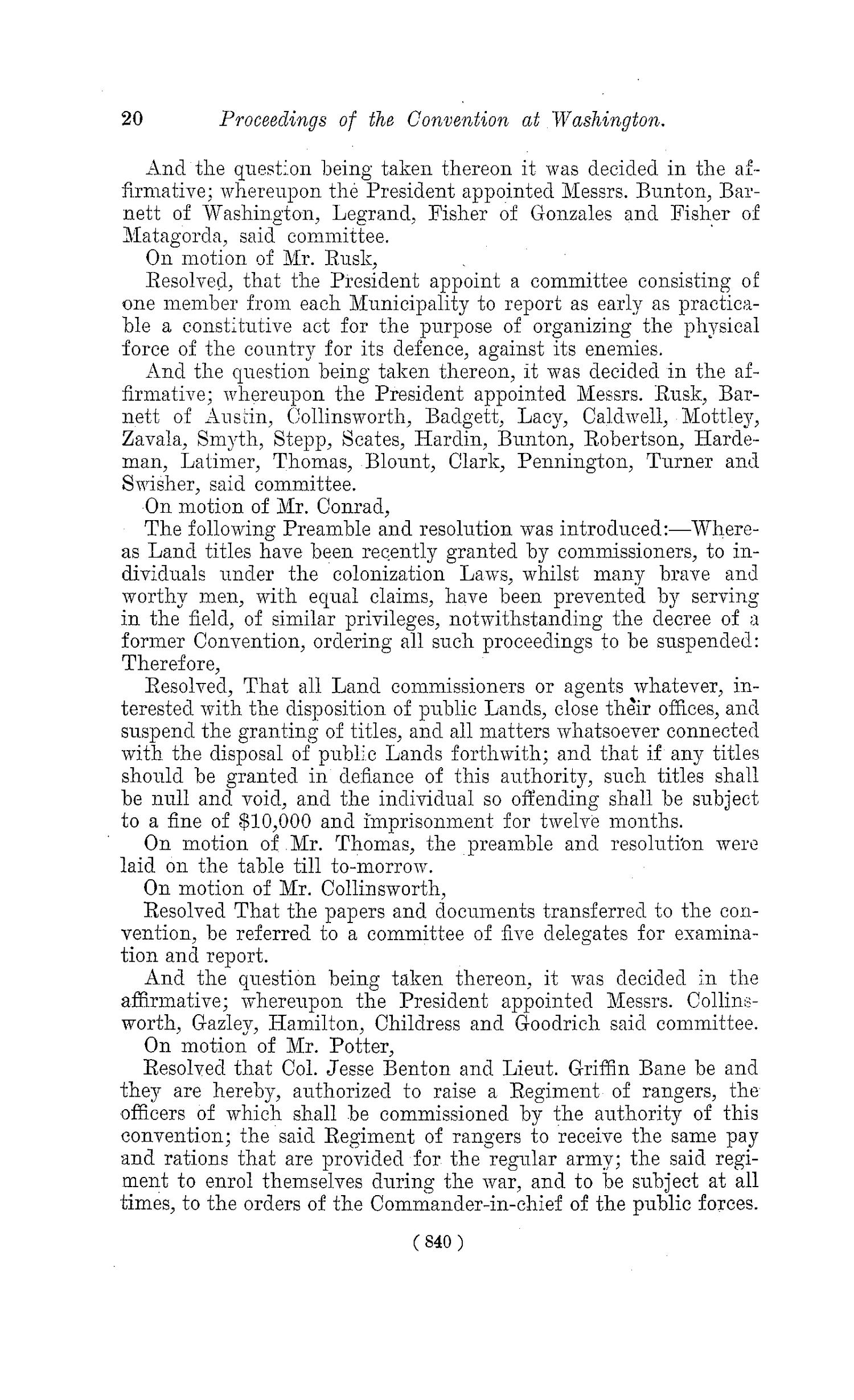 The Laws of Texas, 1822-1897 Volume 1
                                                
                                                    840
                                                