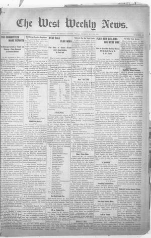 Primary view of object titled 'The West Weekly News. (West, Tex.), Vol. 2, No. 33, Ed. 1 Friday, May 26, 1911'.