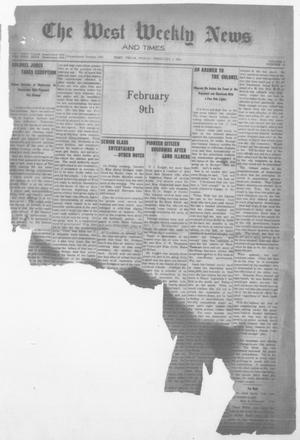 Primary view of object titled 'The West Weekly News and Times. (West, Tex.), Vol. 6, No. 18, Ed. 1 Friday, February 5, 1915'.