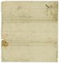 Thumbnail image of item number 2 in: '[Letter with purchase receipt from Remigio Monjasas, November 1832]'.