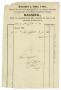 Thumbnail image of item number 1 in: '[Receipt from a hosiery shop]'.