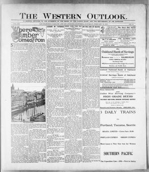 Primary view of object titled 'The Western Outlook. (San Francisco, Oakland and Los Angeles, Calif.), Vol. 21, No. 21, Ed. 1 Saturday, February 13, 1915'.