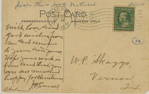 Primary view of object titled '[Postcard of the Administration Building]'.