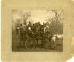 Primary view of [Photograph of Group on a Horse-Drawn Carriage]