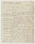Thumbnail image of item number 1 in: '[Letter from Mexia to Zavala, January 17, 1833]'.