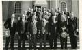 Photograph: [Photograph of 1947 Board of Trustees in Front of Administration Buil…