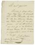 Primary view of [Letter from Mexia to Zavala, January 1, 1833]