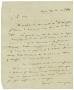 Primary view of [Letter from Lorenzo de Zavala to Alejandro Baring, September 19, 1829]