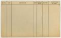 Thumbnail image of item number 2 in: '[Client Card: A. B. Moulds Company]'.