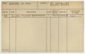 Thumbnail image of item number 1 in: '[Client Card: Mr. Henry Appelbaum]'.