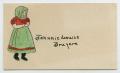 Primary view of [Place Card for Johnie Louise Bruyere]