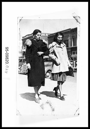 Primary view of object titled '1940s Women in Downtown Abilene'.