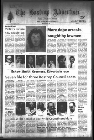 Primary view of object titled 'The Bastrop Advertiser and County News (Bastrop, Tex.), No. 2, Ed. 1 Monday, March 7, 1983'.