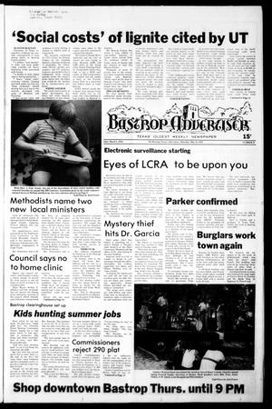 Primary view of object titled 'Bastrop Advertiser (Bastrop, Tex.), No. 27, Ed. 1 Thursday, May 31, 1979'.