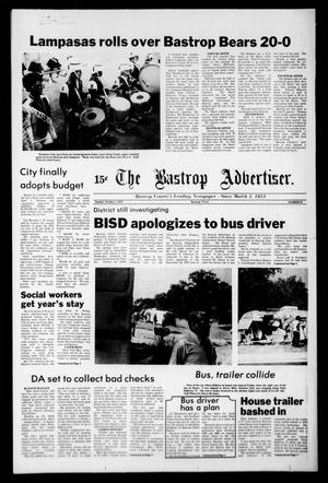 Primary view of object titled 'The Bastrop Advertiser (Bastrop, Tex.), No. 61, Ed. 1 Monday, October 1, 1979'.