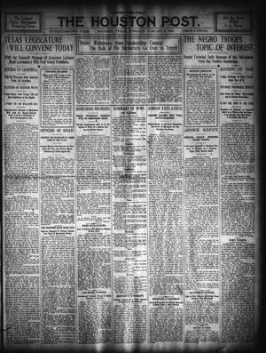 Primary view of object titled 'The Houston Post. (Houston, Tex.), Vol. 22, Ed. 1 Tuesday, January 8, 1907'.