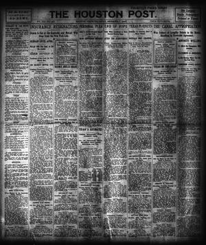 Primary view of object titled 'The Houston Post. (Houston, Tex.), Vol. 21, No. 267, Ed. 1 Thursday, December 7, 1905'.