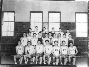 Primary view of object titled 'Hurst High School Boys Basketball Team'.