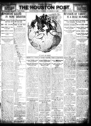 Primary view of object titled 'The Houston Post. (Houston, Tex.), Vol. 24, Ed. 1 Sunday, November 29, 1908'.