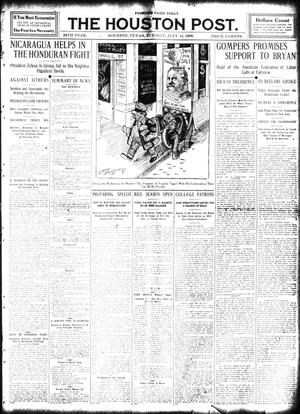 Primary view of object titled 'The Houston Post. (Houston, Tex.), Vol. 24, Ed. 1 Tuesday, July 14, 1908'.