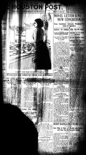 Primary view of object titled 'The Houston Post. (Houston, Tex.), Vol. 27, Ed. 1 Monday, January 1, 1912'.