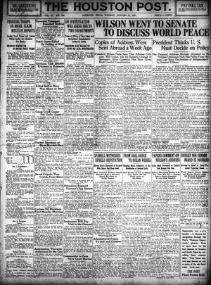Primary view of object titled 'The Houston Post. (Houston, Tex.), Vol. 31, No. 294, Ed. 1 Tuesday, January 23, 1917'.