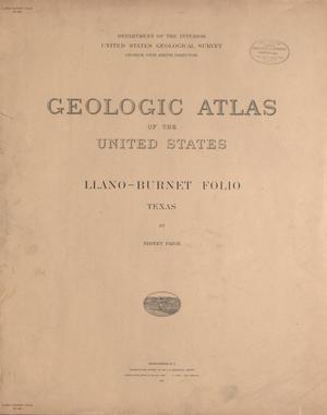 Primary view of object titled 'Geologic Atlas of the United States: Llano-Burnet Folio, Texas'.