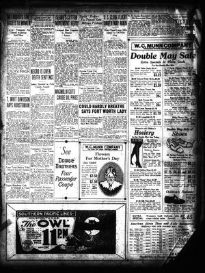 Primary view of object titled 'The Houston Post. (Houston, Tex.), Ed. 1 Saturday, May 10, 1924'.