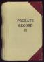 Book: Travis County Probate Records: Probate Minutes H
