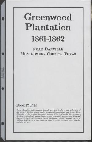 Primary view of object titled '[Greenwood Plantation Accounts: 1861-1862]'.