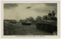 Postcard: [Postcard of Tanks and Plane]