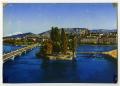 Postcard: [Postcard of Île Rousseau in Geneva, Switzerland]