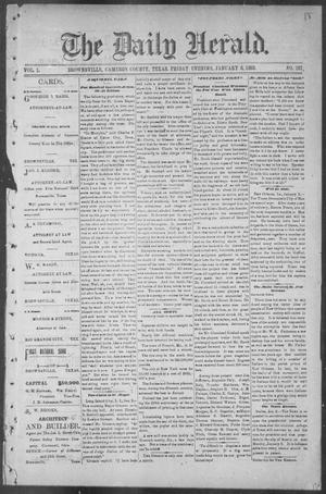 Primary view of object titled 'The Daily Herald (Brownsville, Tex.), Vol. 1, No. 161, Ed. 1, Friday, January 6, 1893'.