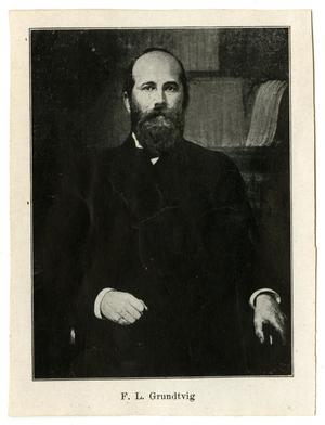 Primary view of object titled '[Portrait of F. L. Grundtvig]'.