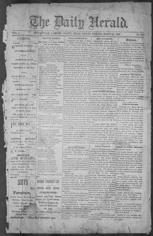 Primary view of object titled 'The Daily Herald (Brownsville, Tex.), Vol. 1, No. 233, Ed. 1, Friday, March 31, 1893'.