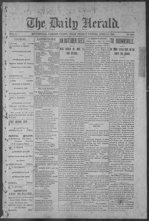 Primary view of object titled 'The Daily Herald (Brownsville, Tex.), Vol. 1, No. 248, Ed. 1, Tuesday, April 18, 1893'.