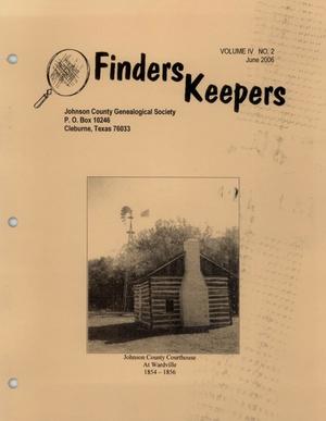 Primary view of object titled 'Finders Keepers, Volume 4, Number 2, June 2006'.