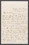 Letter: [Letter from Mollie E. McClure to Lizzie Johnson, dated November 10, …