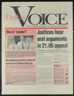 Primary view of object titled 'Dallas Voice (Dallas, Tex.), Vol. 8, No. 41, Ed. 1 Friday, January 31, 1992'.