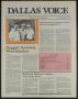 Newspaper: Dallas Voice (Dallas, Tex.), Vol. 1, No. 5, Ed. 1 Friday, June 8, 1984
