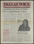 Newspaper: Dallas Voice (Dallas, Tex.), Vol. 1, No. 49, Ed. 1 Friday, April 12, …