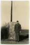 Photograph: [Photograph of Soldier at Camp Barkeley]