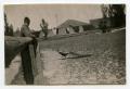 Photograph: [Photograph of Soldiers and Peacock at Munich Zoo]