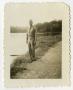 Photograph: [Photograph of Soldier by Lake]