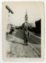 Photograph: [Photograph of Soldier and French Church]