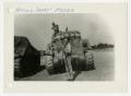 Photograph: [Photograph of Harold "Pappy" Meyer and Tank]
