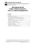 Pamphlet: Managing Small Public Water Systems: Part A, Asset Management