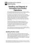 Pamphlet: Handling and Disposal of Carcasses from Poultry Operations