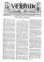 Newspaper: Věstník (West, Tex.), Vol. 34, No. 46, Ed. 1 Wednesday, November 13, …